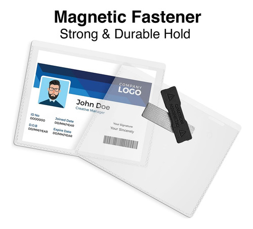 Kit De Soporte Magnético Para Tarjetas De Identificación Sta
