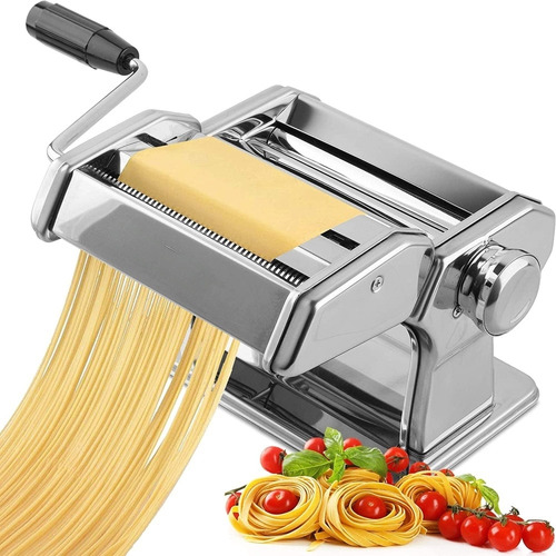 Maquina Hacer Pasta Manual Rollera Spaguetti Ajusta Espesor