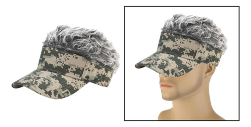 Gorra De De Visera Ajustable Unisex Con Pelo Falso De Moda