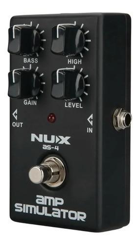 Pedal De Efecto Nux As4 Modern Amplifier Simulator