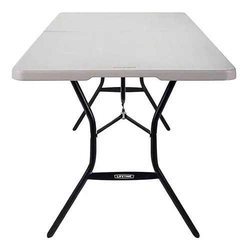 Mesa Plegable Lifetime 183 X 76 En Polietileno 80864 Maletin