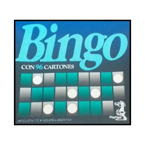Juego De Mesa Bingo 96 Cartones Plastigal Original Lelab