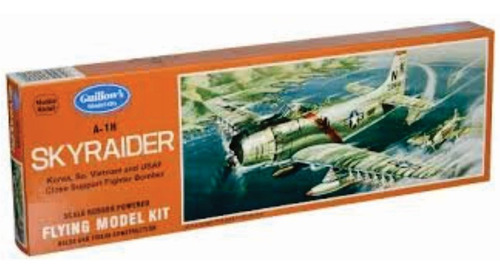 Guillows 904 Avion Skyraider Armar Madera Balsa Y Liga