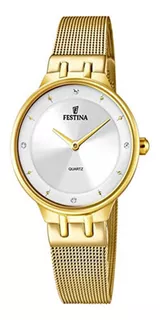 Reloj Para Mujer Festina Mademoiselle F20598/1 Dorado