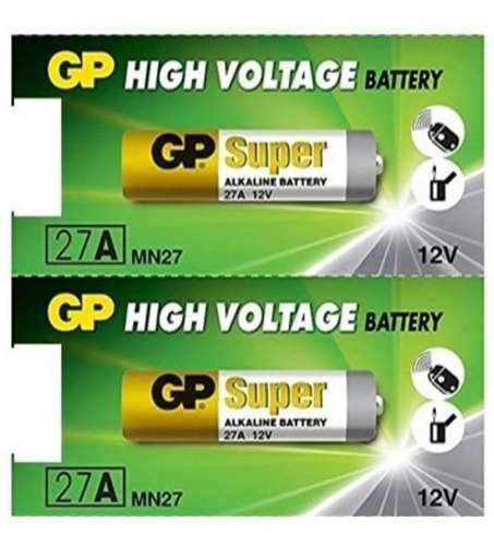 Gp 27 A Alkaline Battery 12 V  Pack De 2 