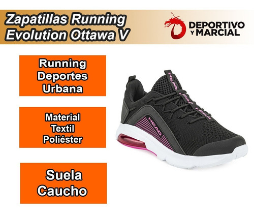 Imagen 3 de 9 de Zapatillas Evolution Head Calzado Deportivo Camara Air Cuota