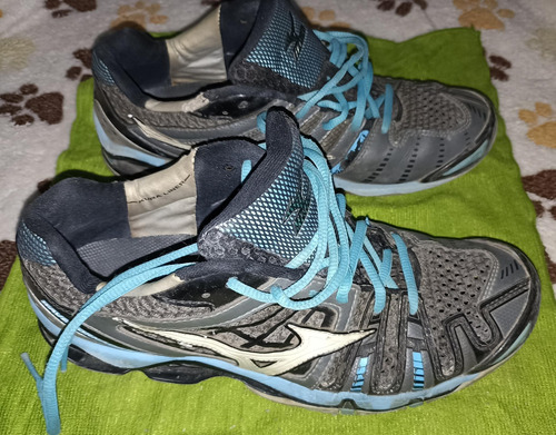 Mizuno Wave Tornado 8 #26 Cm Mx Azul Plata Hyperdunk Usados