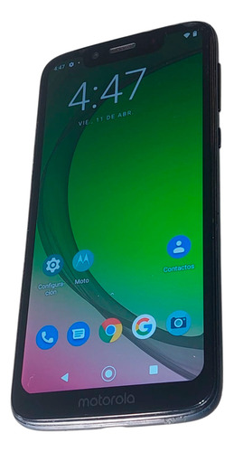 Motorola G7 Play 32 Gb Azul 2 Gb Libre Con Cargador Fact A Azul Oscuro (Usado)