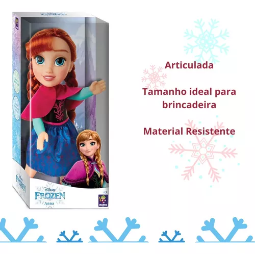 Boneca Elsa Articulada Frozen Princesas Disney - Mimo