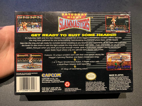 Saturday Night Slam Masters Super Nintendo Snes (Usado)