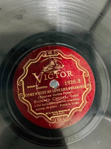 78 Rpm Richard Crooks Old Kentucky Home My Love Lies Dreamin