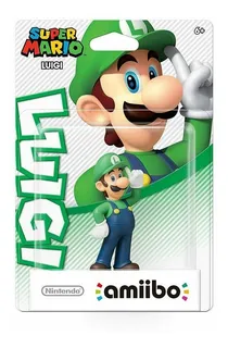 Figura Amiibo Original Nintendo Luigi Super Mario Bros