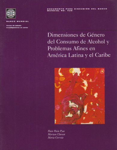 Libro Dimensiones De Genero Del Consumo De Alcohol Y Problem