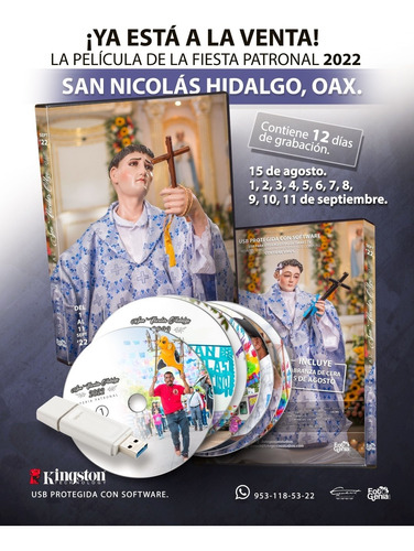 Película Feria San Nicolás Hgo. 2022 En Dvd