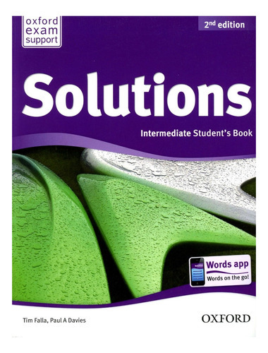 Solutions Intermediate Students Book - 2da Edition - Davies