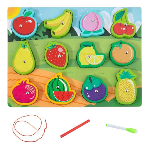 Puzzle Reversible 3 En 1 Pesca Magnética 3d