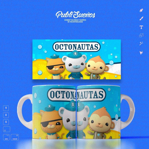 Imagen 2 de 10 de Plantillas Los Octonauts / Cod0120