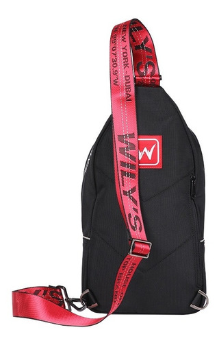 Imagen 4 de 7 de Mochila Cruzada Pechera Porta Tablet Wilys Wt490-01