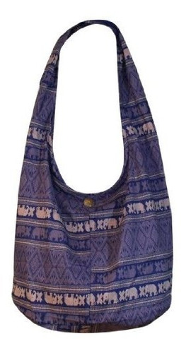 Hippie Hobo Bag Thai Monk Buddha Cotton Elephant