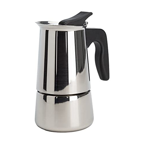 Cafetera Espresso Primula De Acero Inoxidable, 4 Tazas