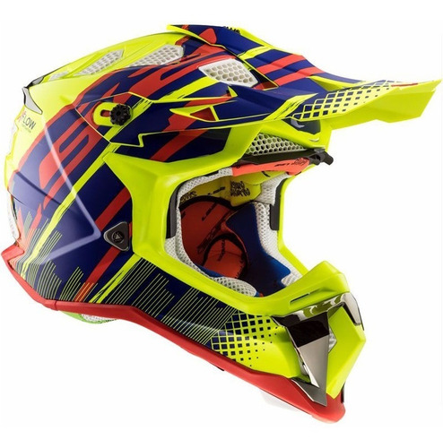 Casco Cross Ls2 Mx 470 Subverter Linea 2018 Competicion Md!