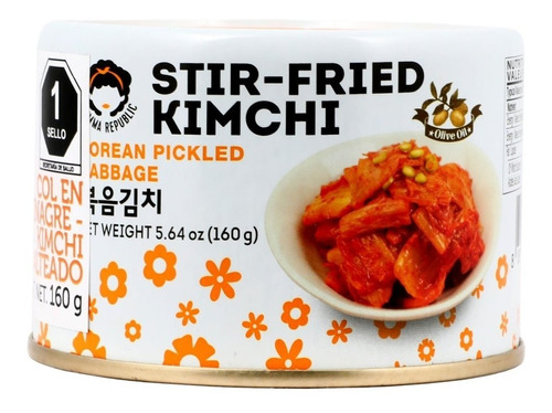 Ajumma Repulic Stir Fried Kimchi 160 Gr Kimchi Salteado
