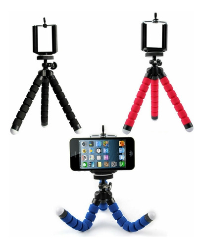 Mini Tripé Flexível Suporte Celular Gopro Camera Universal