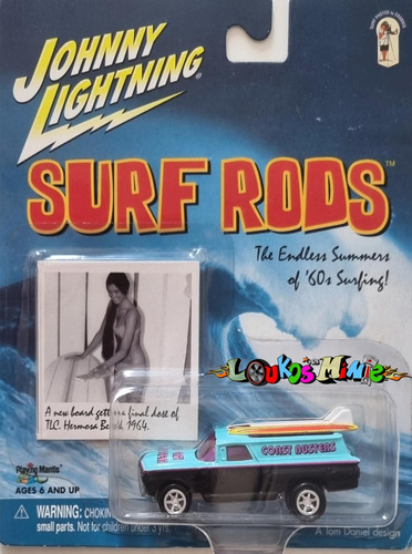 Johnny Lightning 1960 C Station Wagon Surf Rods Coast Buster