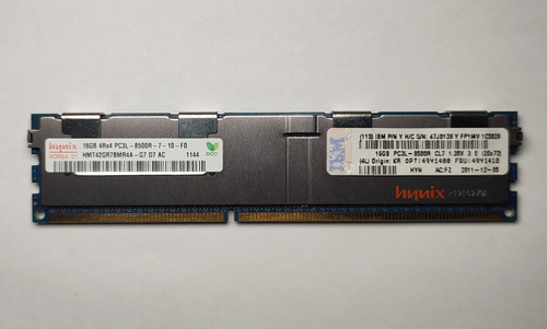 Memoria Ram Servidor Sk Hynix Ddr3 16gb 1066mhz Ecc Reg