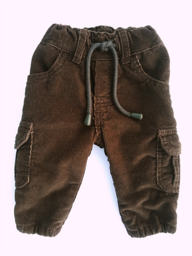 Pantalon Cargo Tiki Pana Forrado Bebe Infantil Marròn 