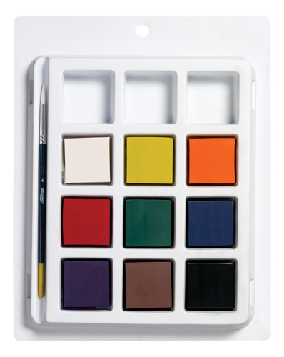 Set De Pintura Al Temple Prang Gallery Classic De 9 Colores