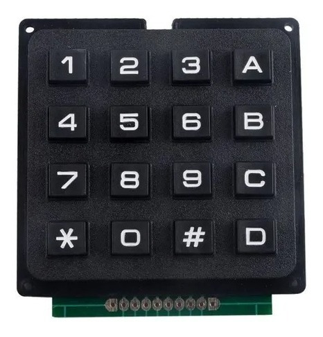 Teclado Matricial Profesional 4x4 Formato Pcb 16 Teclas