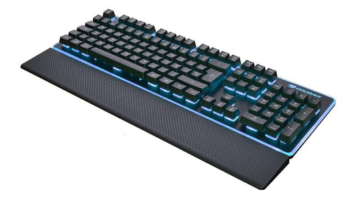 Imagen 3 de 4 de Teclado gamer Cougar Core QWERTY español España color negro con luz 8 colores