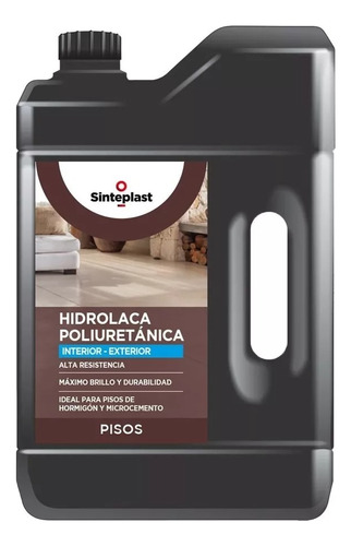 Recufloor Hidrolaca Laca Poliuretánica Al Agua 5 Lts