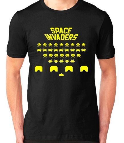 Playera Camiseta Space Invaders Juego 80s Arcade + Regalo