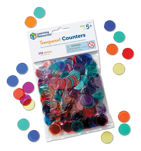 Learning Resources Fichas Transparentes Para Contar De Co...