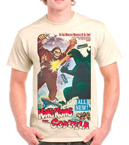 Playera Godzilla Vs King Kong Poster Usa 1962