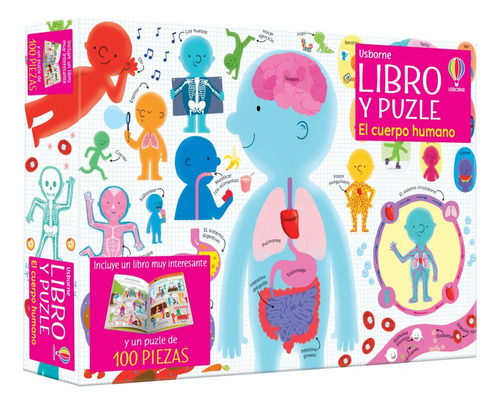 Libro Y Puzzle  - El Cuerpo Humano, De Sam Smith. Editorial Usborne, Tapa Blanda, Edición 1 En Español, 2020