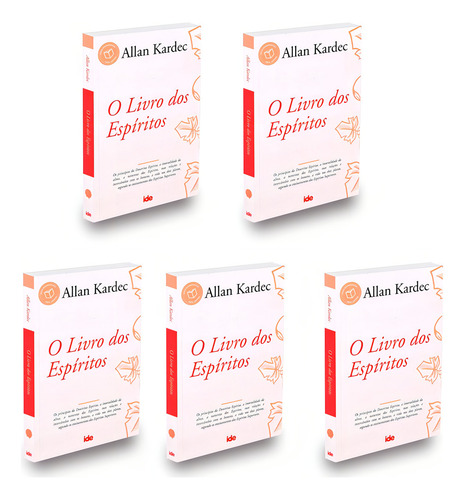 Kit 10 O Livro Dos Espíritos - 10 Livros: Não Aplica, De : Allan Kardec / Tradução: Salvador Gentile. Série Não Aplica, Vol. Não Aplica. Editora Ide, Capa Mole, Edição Não Aplica Em Português, 2022