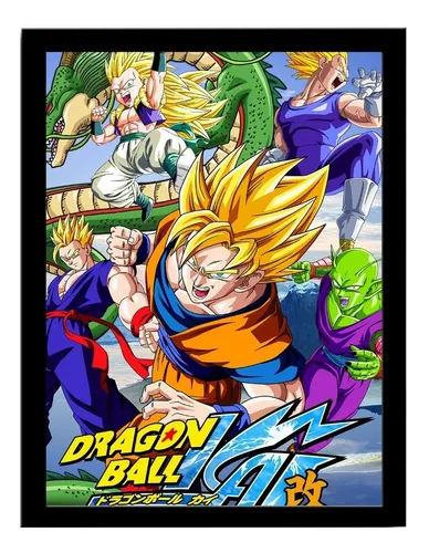 Dragon Ball - Panels Poster Emoldurado, Quadro em