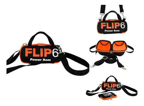 Capa  Para  Jbl  Flip  3    /   4   /   5  / 6  Com Alça