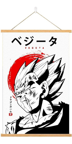 Poster Pergamino Muerte Majin Vegeta Dragon Ball Z 40x60cm