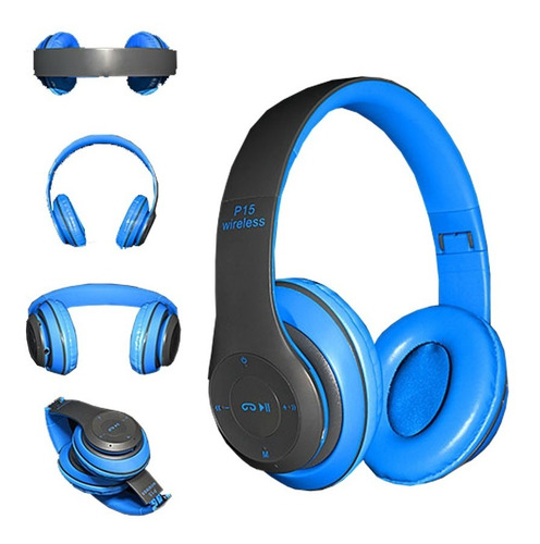Imagen 3 de 10 de Auricular Headphone Inalambrico Bluetooth Wireless 15hs