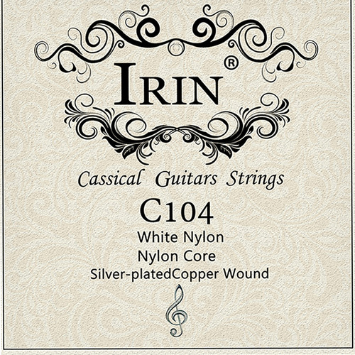 Guitarra Clásica De Nylon String Acoustic Silver.. 028-.043)