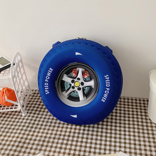Mochila Con Neumáticos De Coche Con Dibujos Animados For Ni