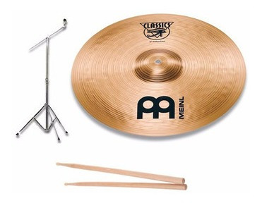 Combo Platillo Meinl Crash 14 + Soporte Dcbs113 + Palillos