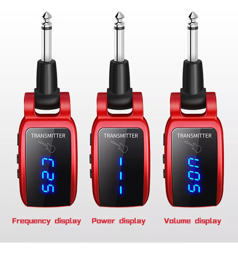 Transmisor Receptor Inalámbrico Uhf Guitarra Bajo