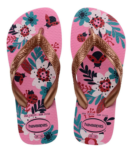 Ojotas Havaianas Kids Flores Niños