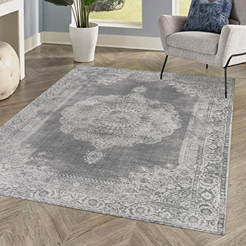 Alfombra Interior Mdp403e5 Rosalia Cottage Medallion, B...