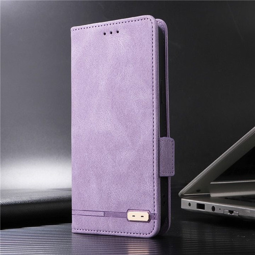 Funda Tipo Cartera Con Textura De Piel De Lujo Para Motorola